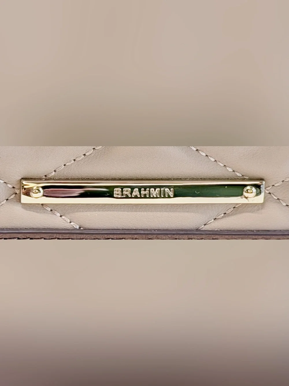 Brahmin Small Camille Beige Lamballe - Used Once! LKNW